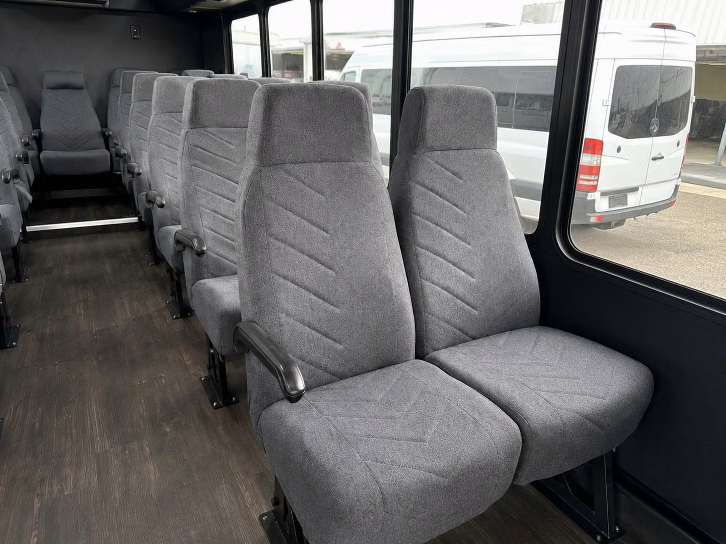 18 passenger minibus interior