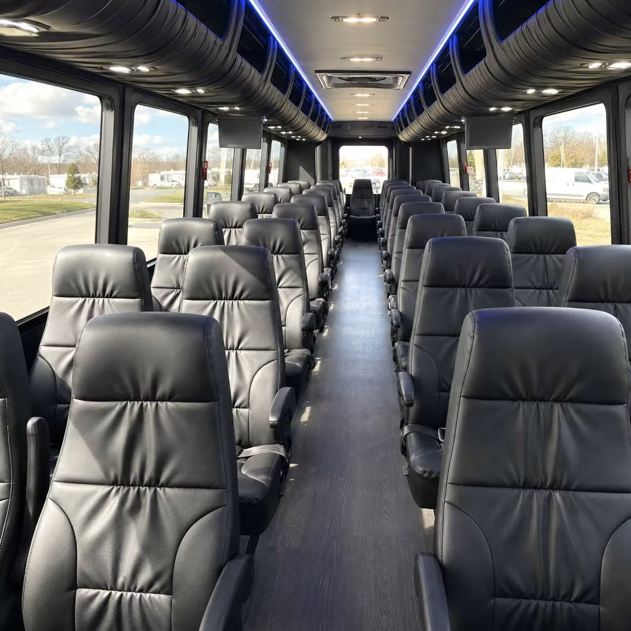 25 passenger minibus inside