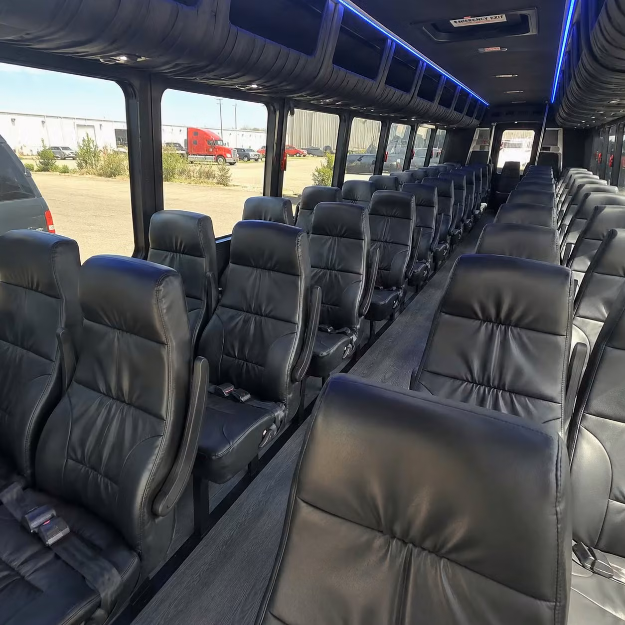 35 passenger minibus interior