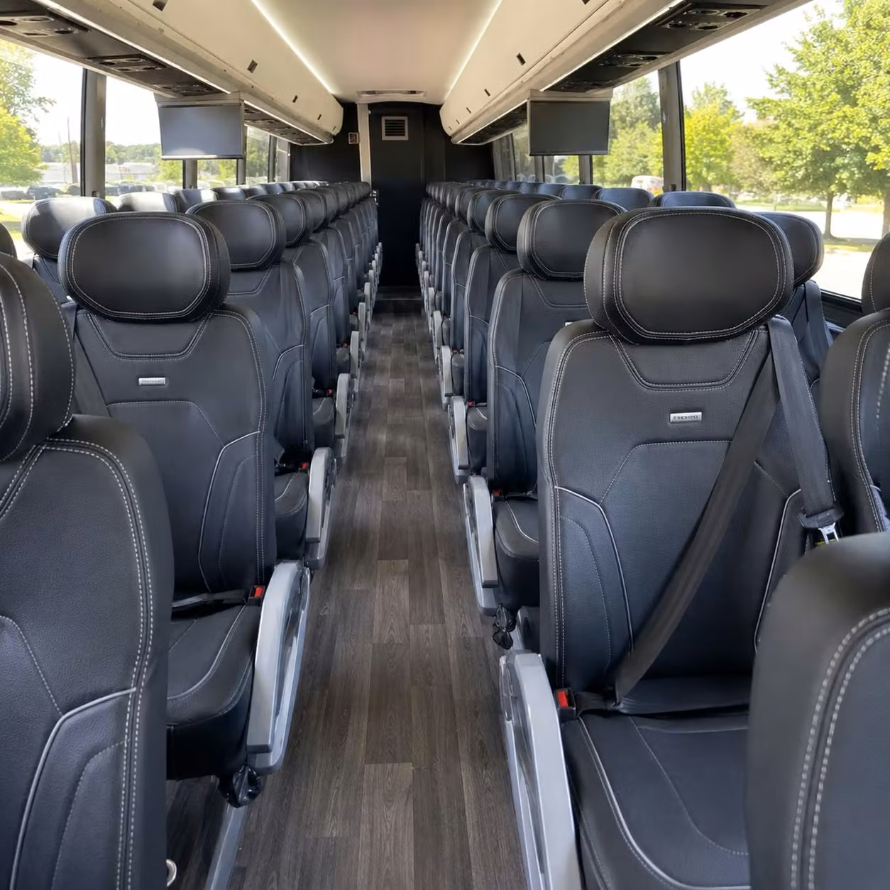 bellingham charter bus interior gallery