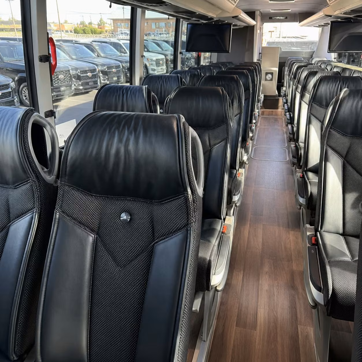 bellingham charter bus interior