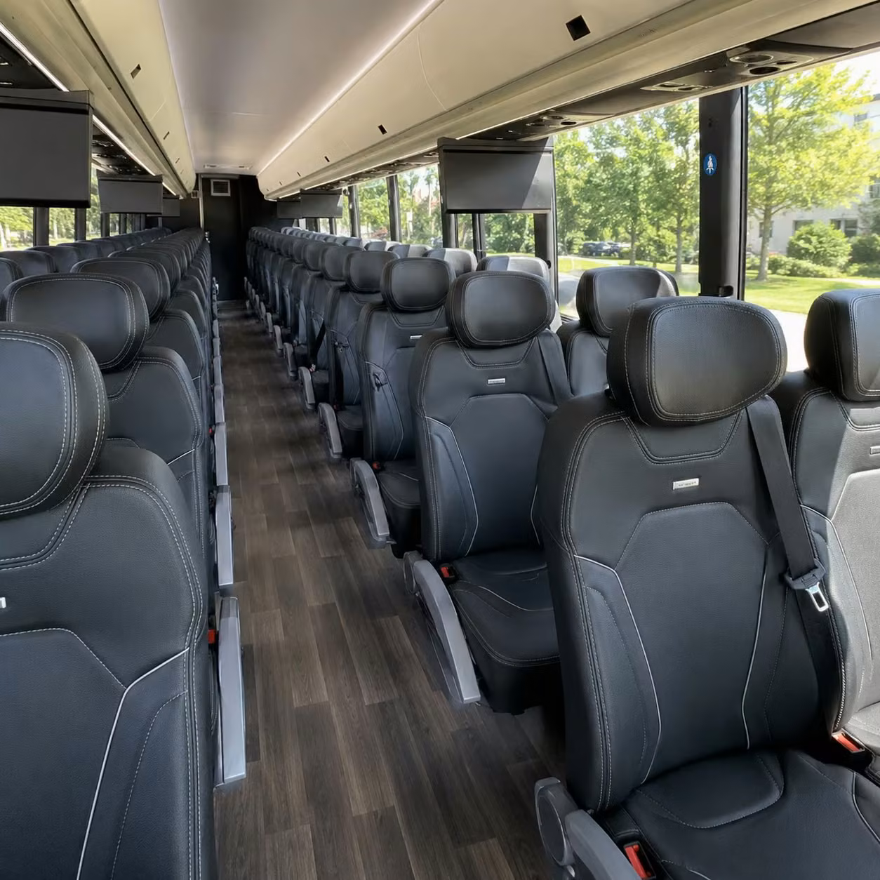 bellingham charter bus rental inside